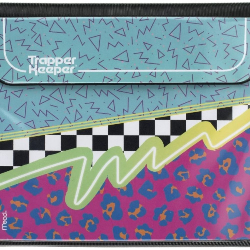 NWT Mead Original Trapper Keeper Binder - 80s 90s Vintage Retro Funky Style